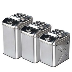 휴대용 캠핑 등유통 휘발유통 기름통 연료통 철제, [304 스테인리스] 10L 사각형 0.8 두께