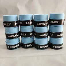 헤드 오버 미끄럼 방지 테니스 라켓 스웨트 밴드 충격 흡수 테이, 20.담청색을 말리다, 1개