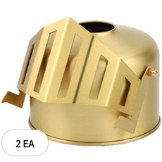 ThousWinds 이소가스 워머 중세기사 커버 케이스, 골드, 2개