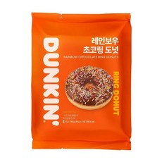 던킨 레인보우 초코링 196g (4개입), 4개