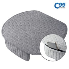 아마섬유 싱글 통풍 카시트 커버 dus+869iI