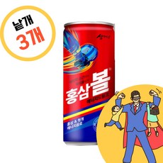 온니위드 파워풀 홍삼음료, 3개, 245ml