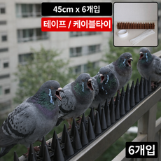 케이비지리테일 다쪼차 비둘기 퇴치 스파이크 재방문률0%, 1개, 브라운 6p