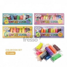 앤서룸 칼라 찰흙 세트 12색 12색세트