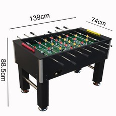 테이블 축구 보드게임 8종 휴게실 실내 대형 오락 단체 접이식, D. F56702N/블랙/1.4m, 1개