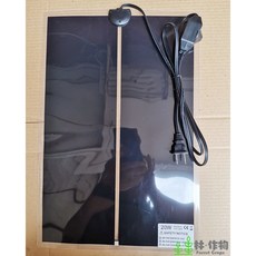 林作物 專業爬蟲加熱墊 台灣110V專用 可調溫寵物保溫墊 智能斷電設計 陸龜加熱片 20W 42x28CM, 1個, 一般款28CM x 42CM (20W),一般不加購