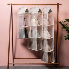 GPD 2단 가방 보관함 수납 정리대 예쁜 드레스룸 걸이 357930EA pon+348gT