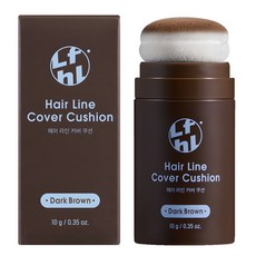 라이프홀릭 헤어 라인 커버 쿠션 10g, 다크 브라운, 1개