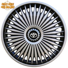 15인치 경차용 실주행 실버블랙 휠덮개 튜닝 휠커버 세트, 15인치 2세대 1011 실버+블랙