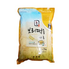 참식품 보리떡용가루 3kg, 4개