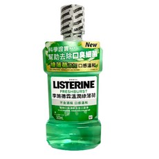 【李施德霖】全效護理漱口水，10合1多重功效，保護牙齦，500mL, 1個, 李施德霖溫潤綠薄荷無酒精漱口水500ml