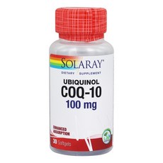 SOLARAY 還原型輔酶Q10軟膠囊 100mg, 1個, 30 件