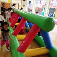 장애물 물놀이 에어바운스 에어 사다리 체육대회 풍선 놀이, 4m 삼각대