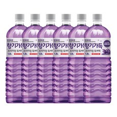 향기나는 에탄올 워셔액 1.8L 라벤더향 어는점 영하25도, 6개