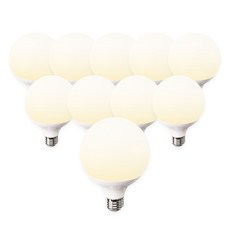 라인라이팅 LED 샤인 숏볼구 12w, 10개, 주백색