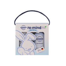 德國珊諾sanosan baby re:mind極潤澎澎雙入組 - 沐浴二合一不刺激配方, 2個