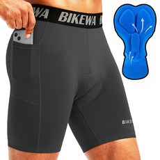 남성용 4D 패딩 바이크 반바지 사이클링 속옷 바이크 패딩 반바지 남성용 사이드 포켓용 ssUG