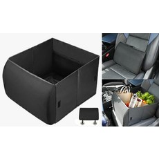 & 3WAY BOX 박스 쿠션 자동차 시트 박스 허리 쿠션 수납 박스 접는 메쉬 접어