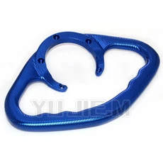 CNC 오토바이 동승자 핸드그립 탱크 그랩 바 핸들 암레스트 YZF R1 R3 R6 R7 R9 MT 03 07 09 10용, 05 Blue NO LOGO