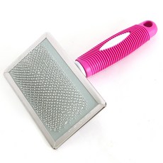 펫츄츄 저자극 애견 브러쉬 대형, 1개