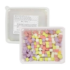 (매주 월요일 배송!) 급식 납품용 레인보우과일큐브치즈 벌크 대용량1kg / 맛별로 선택가능!, 8가지맛, 1kg, 1개