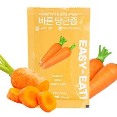 김재식박사의 저온착즙100% 더 진한 당근즙, 60개, 100ml
