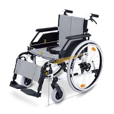 來而康 光星 NOVA 輪椅 Caneo E 手動輪椅 調整移位型輪椅 輪椅補助B款附加A款 贈輪椅置物袋 介護輪椅, 1個, 座寬42cm, Caneo E 座寬42cm