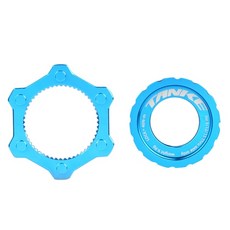 자전거 브레이크 패드 교체용 tanke 허브 센터 잠금 6 구멍 어댑터 산악 허브 중간, 푸른, 없이, 1개