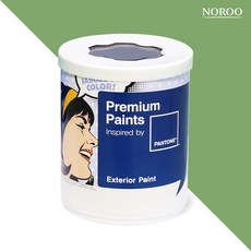 노루페인트 팬톤 실외 벽면 저광 페인트, 15-6428 GreenTea, 1L, 1개