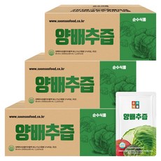 순수식품 양배추즙, 80ml, 300개