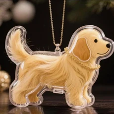 투명 애완 강아지 머리카락 체인 동물 캡슐 보관 상자 컨테이너 고양이 모피 액세서리, A8