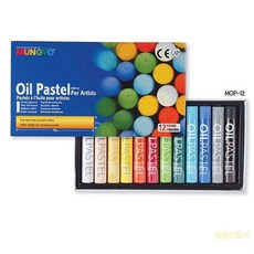 [문교] 오일파스텔 1 (12색)