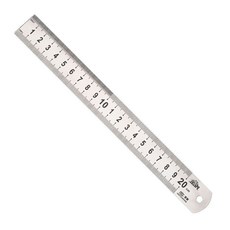 50cm 不锈钢直角尺 测量精准 耐磨 激光刻度, 1個, 不銹鋼直尺20cm