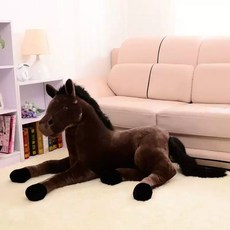 대형 말인형 모형 쿠션 70 흰색 승마장 A타입 대형 당나귀 바디필로우, 1개, B. A형 브라운