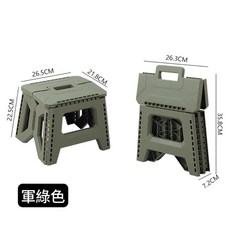 享峰格 加厚款 摺疊椅 露營椅 烤肉椅 排隊椅 便攜收納, 軍綠色, 1個
