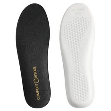 가주가샵 소가죽 라텍스 쿠션 깔창 블랙, 1세트