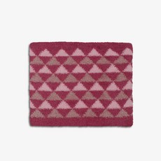 體溫魔術師 雙色拼色保暖圍脖 MIT台灣製 舒適親膚脖圍 秋冬百搭頸部保暖, 粉, 1個