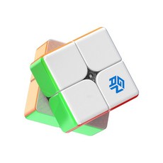 GAN 磁力二階魔術方塊，快速轉動，鮮豔色彩，輕巧便攜，益智玩具, 1個