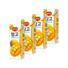 델몬트 망고드링크190ml 4팩, 190ml