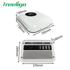 무시동에어컨 천장형 일체형 차박 화물차 탑차 트럭 24v 에어컨