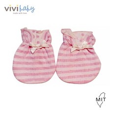 Vivibaby【台灣現貨 MIT】條紋嬰兒手套 嬰兒手套 保暖防護 手套 BABY衣服 寶寶 嬰幼兒手套 原廠現貨批發
