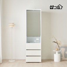 로코로코 원룸 학생 화장대형 옷장 600, 화이트