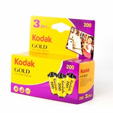 柯達 KODAK Gold 200 24張 彩色底片 金膠卷, 1個, 單卷無紙盒