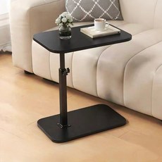 명신 키키 높이조절 소파 책상 협탁 사이드 테이블, 검정
