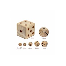 15-90mm A급 원목주사위, 30mm, 30mm