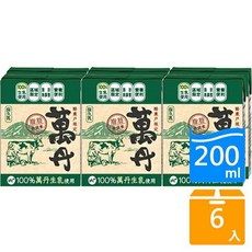 味全 萬丹保久乳, 1個, 不再進-萬丹保久乳200ml*6入