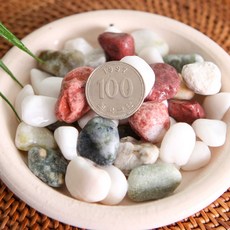 세경팜 오색자갈 3호 12-15mm 자갈 화분돌 조경 어항장식 수경재배, 1개, 3kg