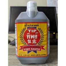 TIP 泰國佳露 頂級魚露 4500ml, 1個