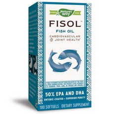 Nature's Way 然萃維 Fisol 50% EPA&DHA魚油軟膠囊, 180顆, 1盒