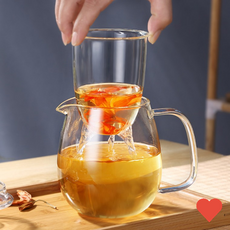 주방용품 다 달티 허브앤미 내열유리 차 포트 티포트